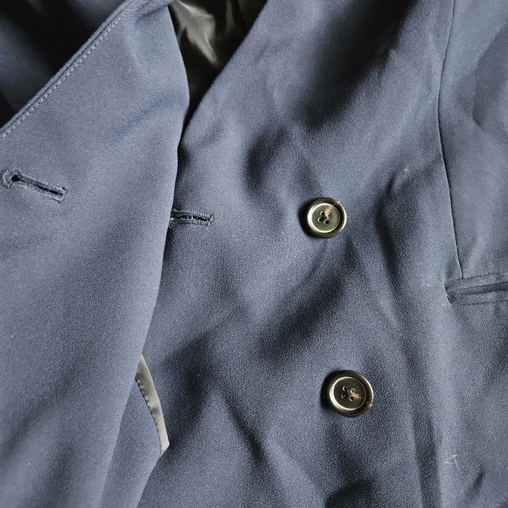 Navy J‎ Crew Double Breasted Blazer Size 12